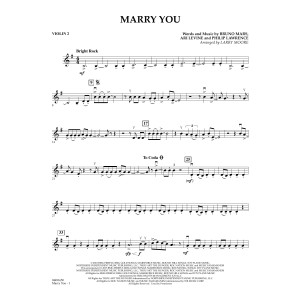 Marry You - Violin 2